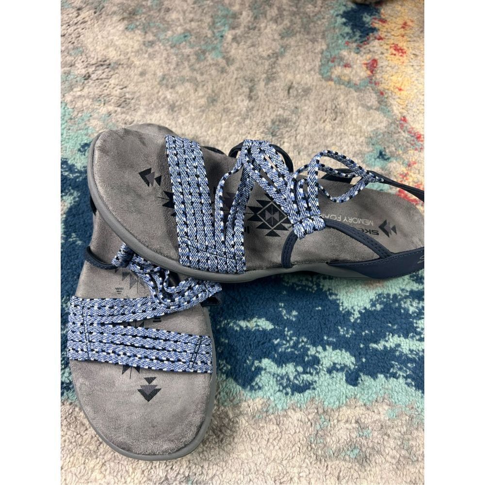 Skechers Womens Navy Sandals Size 7